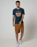 Cole Short Pants Woven Print Pull On Sail