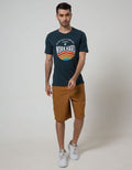 Cole Short Pants Woven Print Pull On Sail