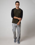 Cole Long Pants Knit Stripe With Print