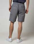 Cole Short Pants Woven Print Pull On Melange