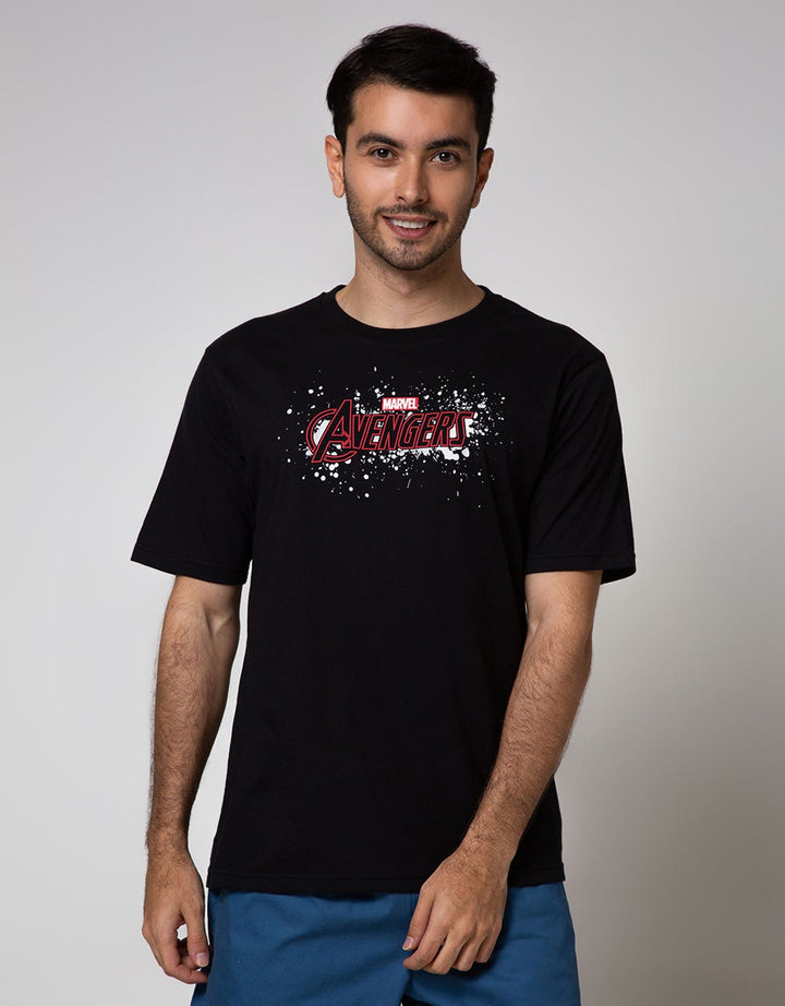 Marvel Avengers Font Short Sleeve T-Shirt