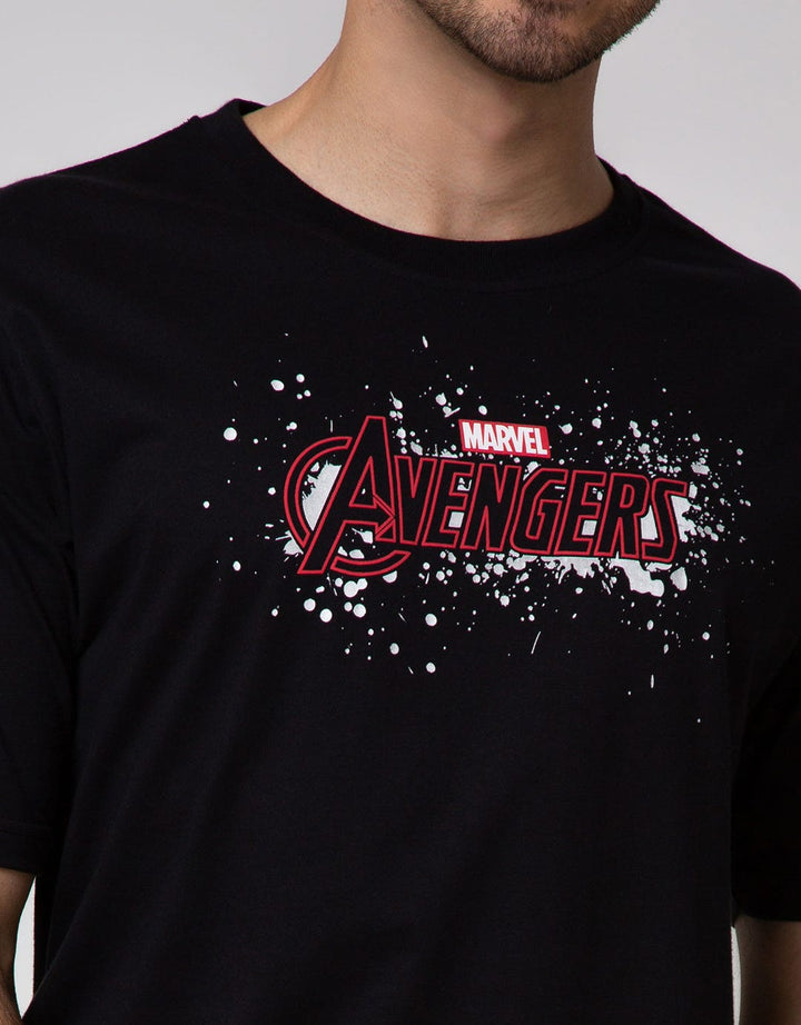 Marvel Avengers Font Short Sleeve T-Shirt