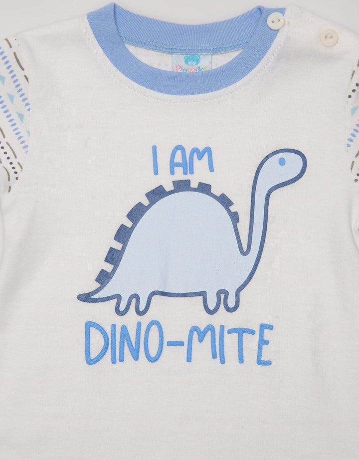 Pipiniko Short Dino Print Jumpsuit