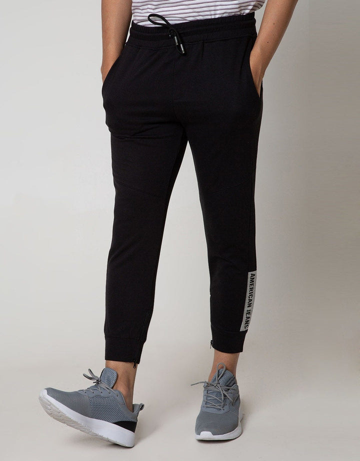 American Jeans Jogger Knit Terry Cut N Sewn Big Font