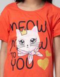 Little M Short Sleeve T-Shirt Meow