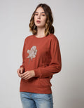 Nevada Long Sleeve SweaT-Shirt Flower Check