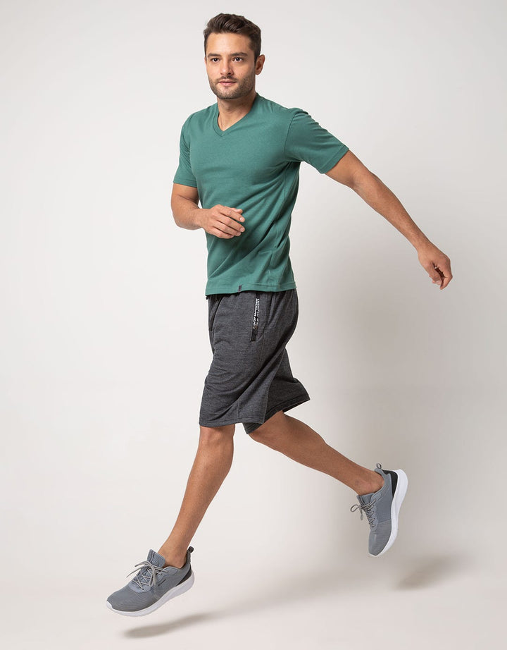 American Jeans short Pants Drawstring Texture Printed Zipper