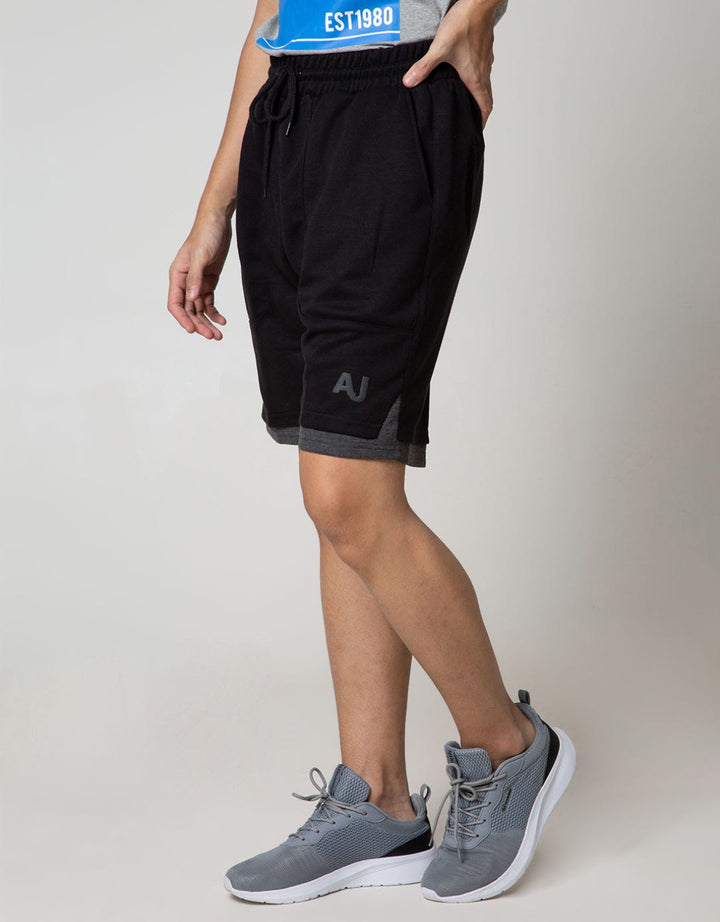 American Jeans Short Pants Drawstring Contrast Leg Opening