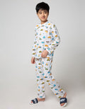 Kidz Too Top - Bottom Set Long Sleeve Sleep Dino Mozaic