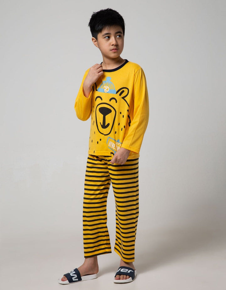 Kidz Too Sleepwear Top - Bottom Set Lets Hibernate