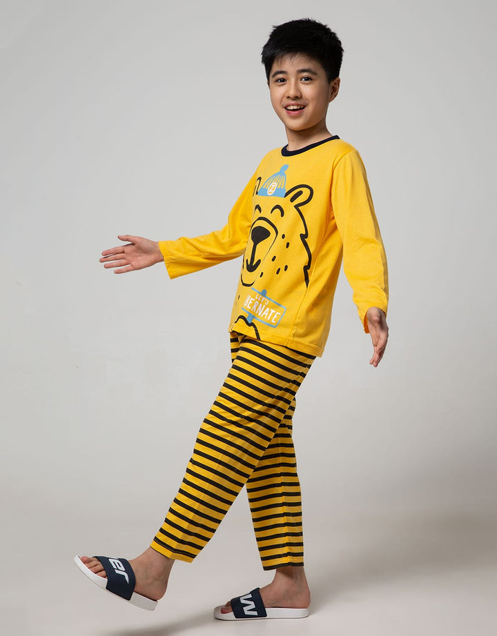 Kidz Too Sleepwear Top - Bottom Set Lets Hibernate