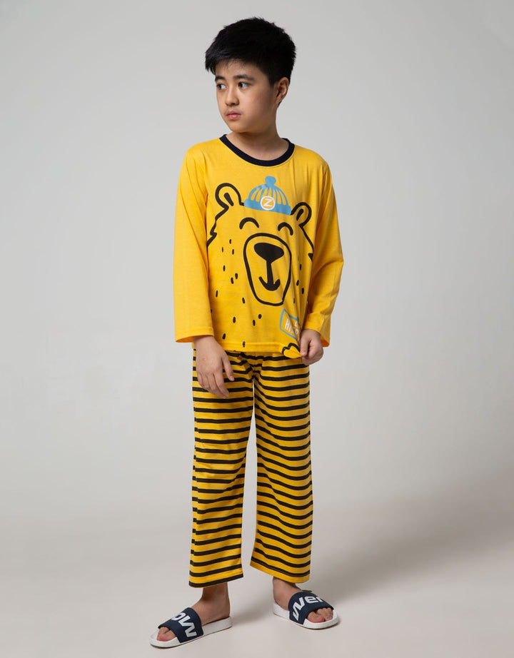 Kidz Too Sleepwear Top - Bottom Set Lets Hibernate
