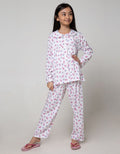 Kidz Too Top - Bottom Set Long Shirt Long Pants Butterfly Collar