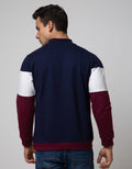 Details Long Sleeve SweaT-shirt Jumper R Neck Pocket