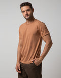 Details Short Sleeves T-Shirt Key Item R Neck Basic Texture