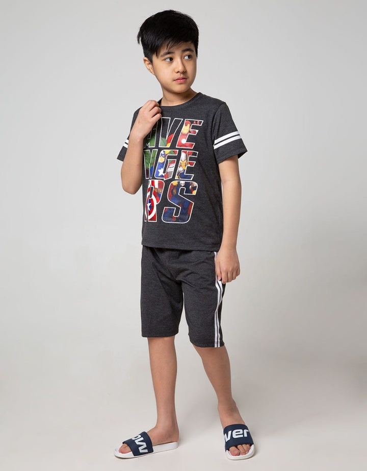 Marvel Top - Bottom Set Short Sleeve Avengers