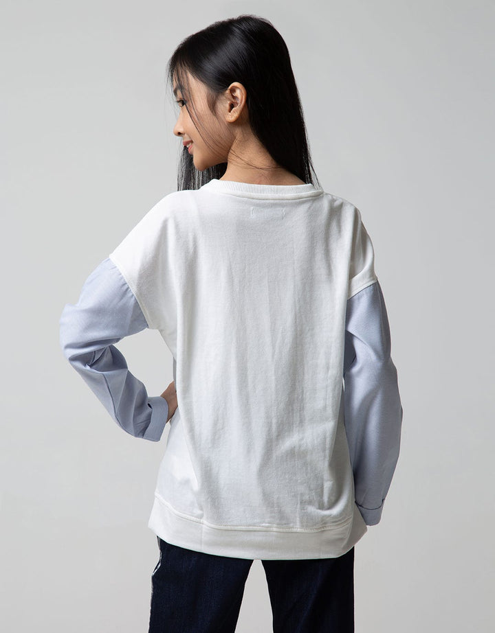 Nevada Long Sleeve T-Shirt Top Girl Chambray