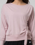 Details Long Sleeve T-Shirt Tee With Ribbon On Bottom Baets