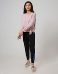 Details Long Sleeve T-Shirt Tee With Ribbon On Bottom Baets