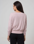 Details Long Sleeve T-Shirt Tee With Ribbon On Bottom Baets
