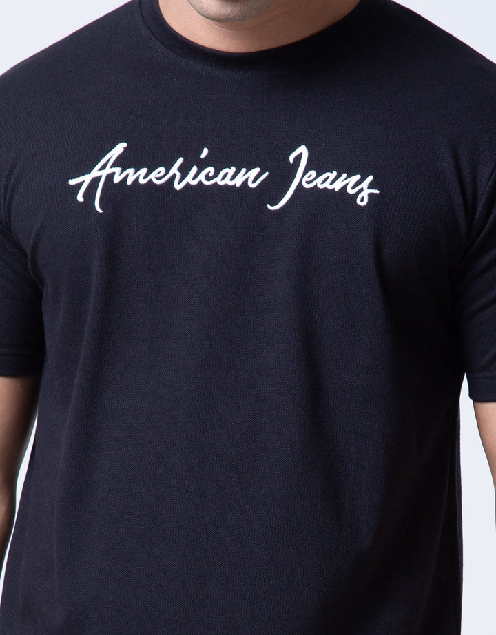 American Jeans Short Sleeve T-Shirt Typography Classic
