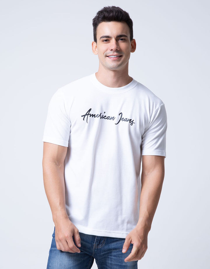 American Jeans Short Sleeve T-Shirt Typography Classic