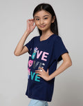 Aero Kids Short Sleeve T-Shirt Ki Top Triple Love