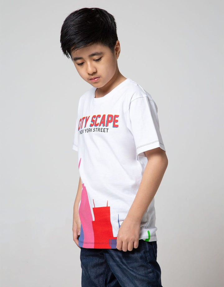 Nevada Kids Short Sleeve T-Shirt City Scape