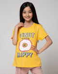 Aero Kids Short Sleeve T-Shirt Ki Top Donut Worry Be Happy