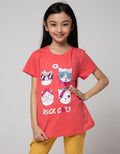 Aero Kids Short Sleeve T-Shirt Ki Top Rock Cats
