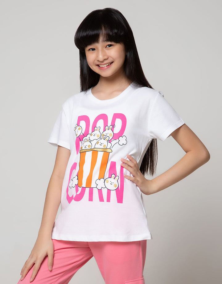 Aero Short Sleeve T-Shirt Basic Pop Corn