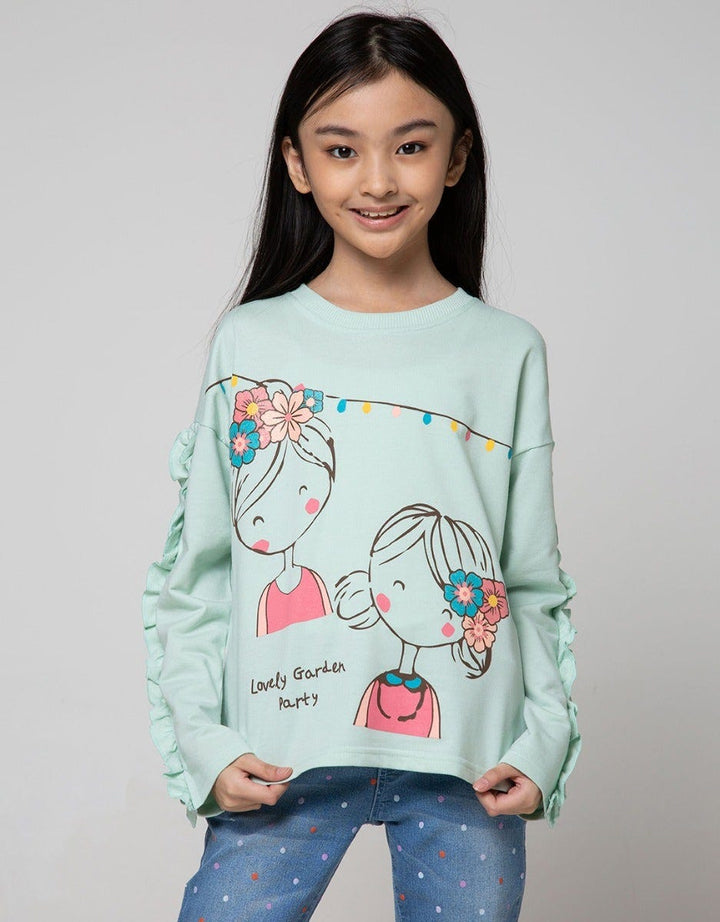 Aero Kids Long Sleeve T-Shirt Top Knit Dua Nonik Cute