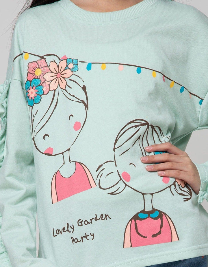 Aero Kids Long Sleeve T-Shirt Top Knit Dua Nonik Cute