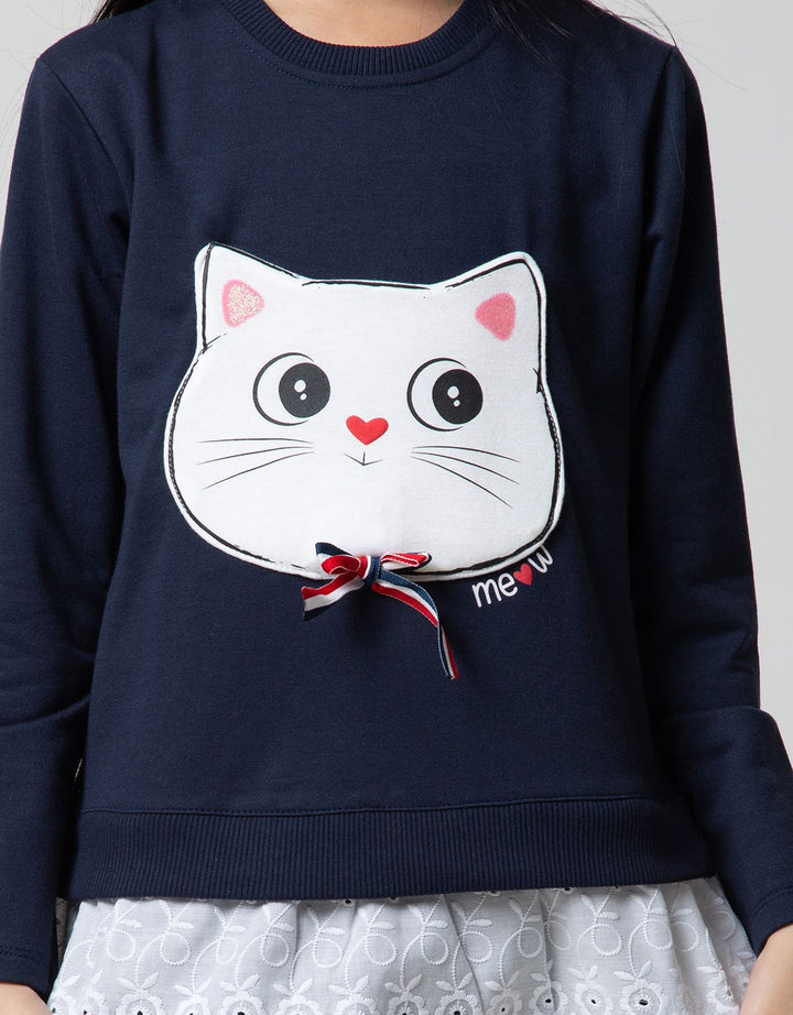 Aero Long Sleeve T-Shirt Cute Cat