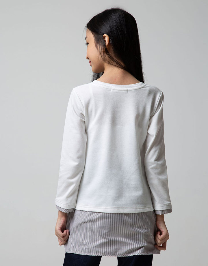 Aero Long Sleeve T-Shirt Girl With Leopard Jacket