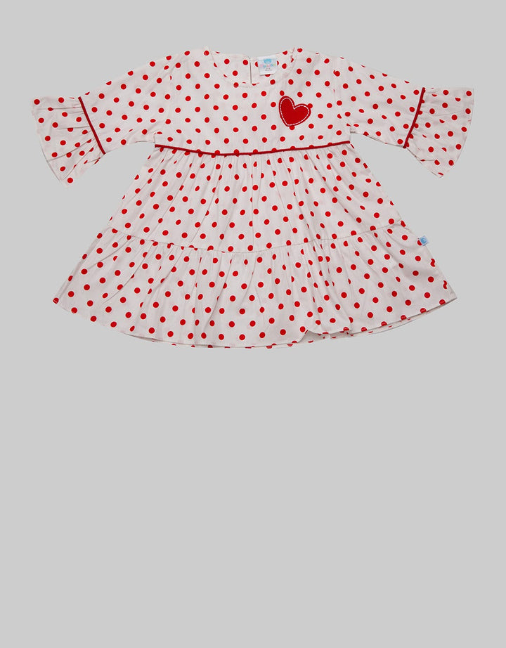 Pipiniko Long Sleeve Tunic Polkadot Love