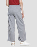 Nevada Terry Solid Wide Leg Relax Women's Long Pants