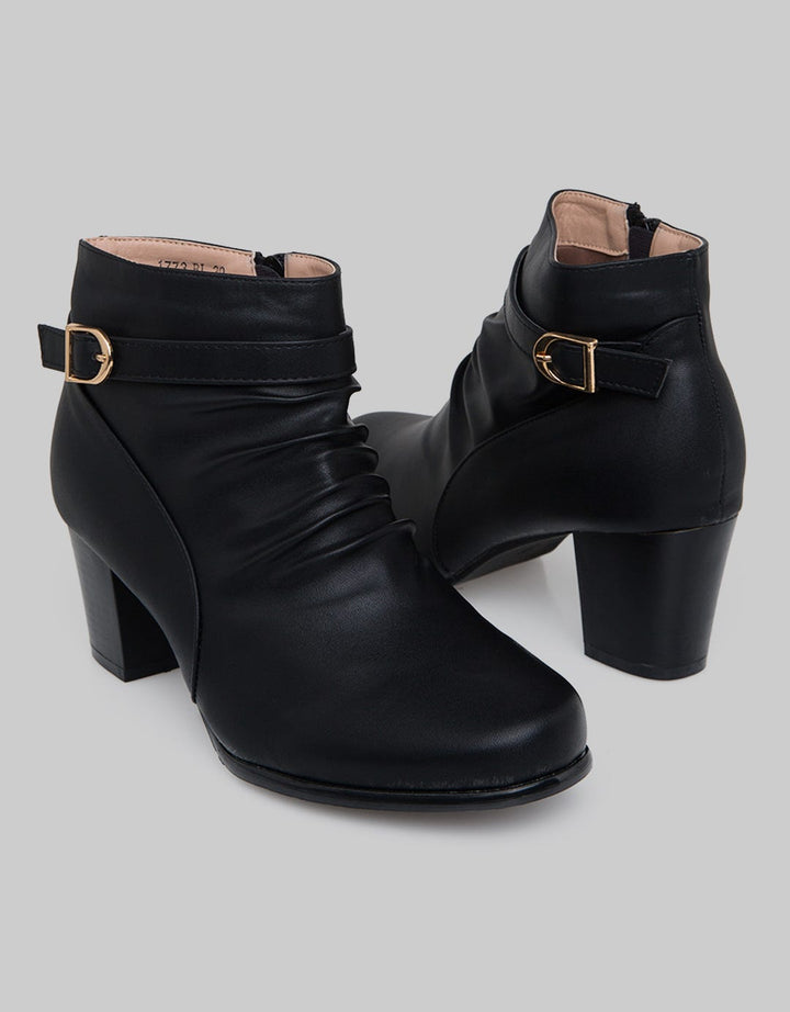 Laviola Boots Pantofel Buckle Wanita