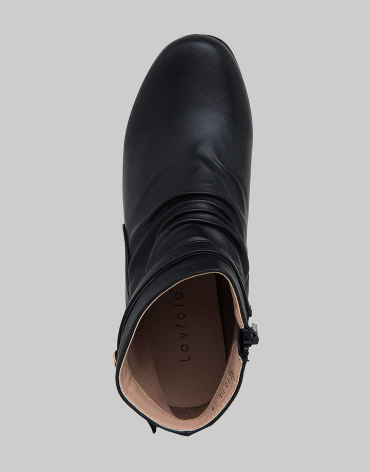Laviola Boots Pantofel Buckle Wanita