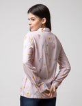 Details Long Sleeve Shirt Pink Top Woven Twist