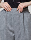 Details Jogger Pants Stripe Rib Ankle With Piping