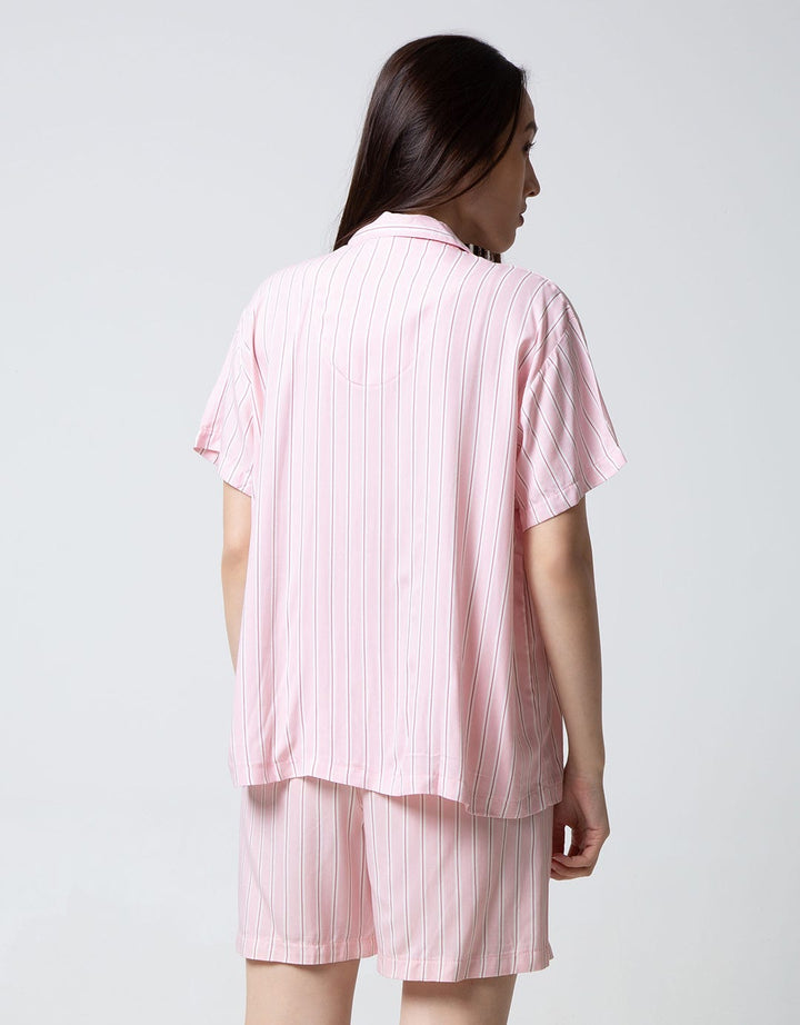 Nevada Short Sleeve Pyjama Shorts Cutie Stripe Part 2