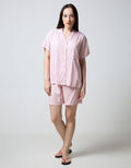 Nevada Short Sleeve Pyjama Shorts Cutie Stripe Part 2