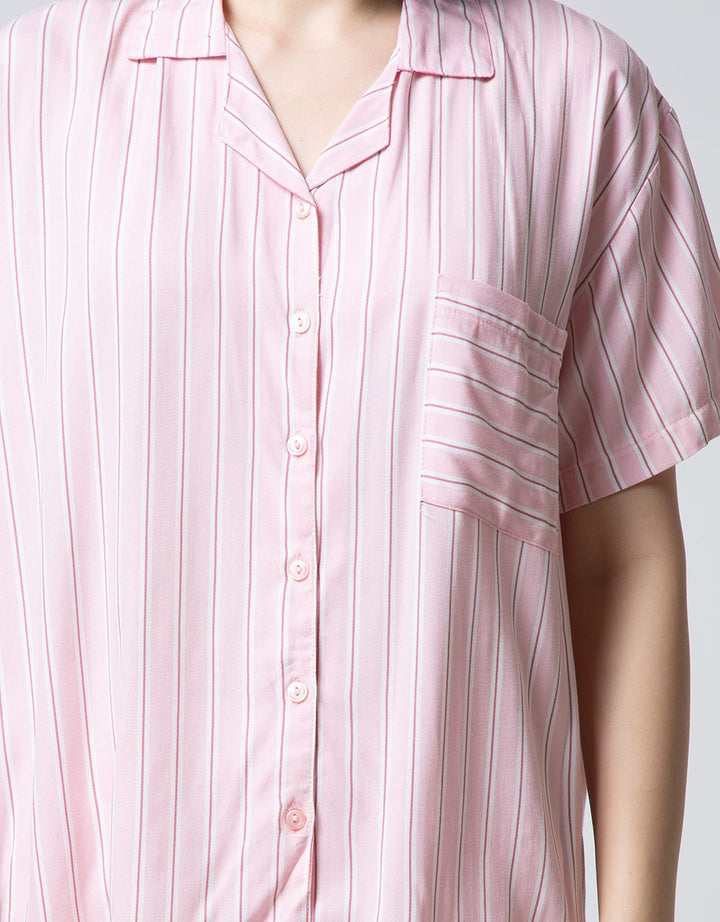 Nevada Short Sleeve Pyjama Shorts Cutie Stripe Part 2