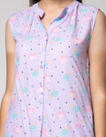 Nevada Short Sleeve Pajama Capri Pineapple