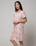 Nevada Short Sleeve Midi Dres Short Sleeve Illama Cactus