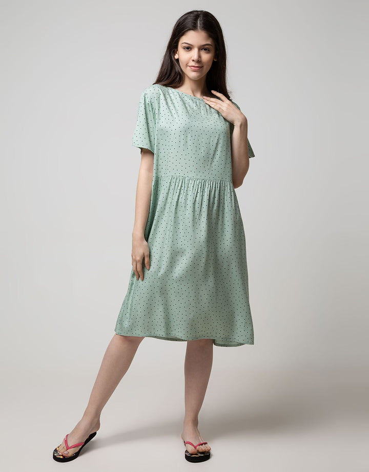 SS MIDI DRESS BITTY