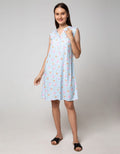 Nevada Short Sleeve Midi Dress Pineapple Flami