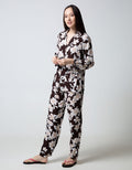 St. Yves Long Sleeve Pajama Pants Soft Adenium