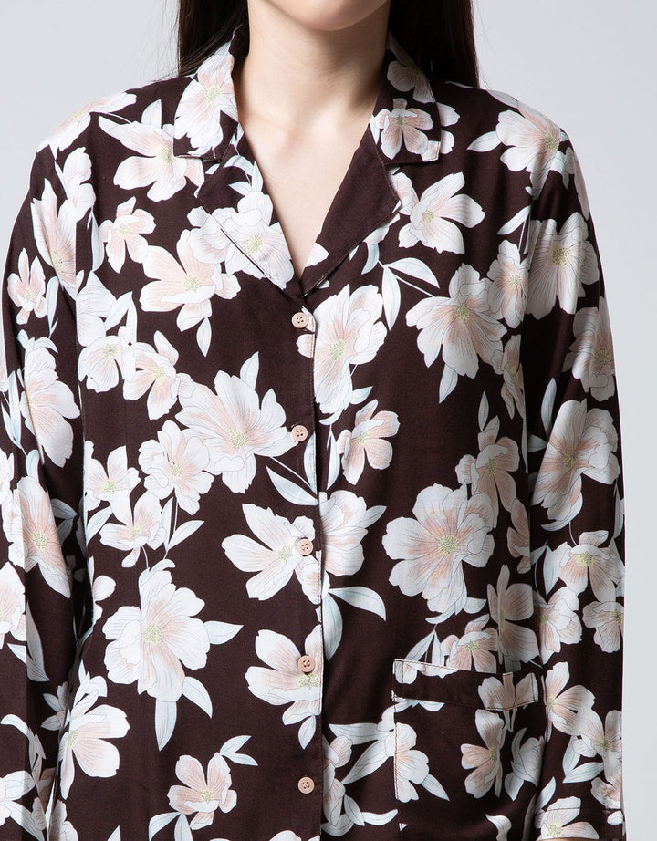 St. Yves Long Sleeve Pajama Pants Soft Adenium